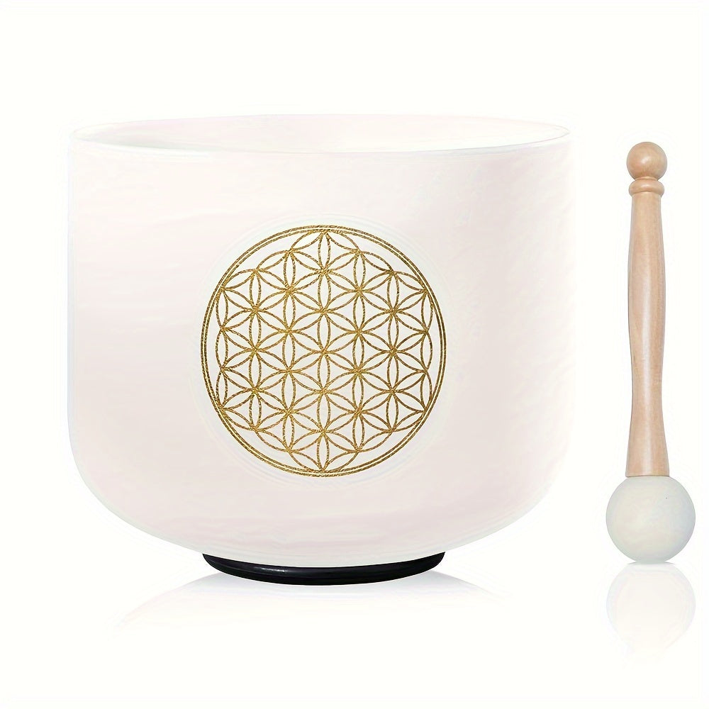 Vibrant Life Flower Crystal Singing Bowl for Chakra Healing - Earth Heart Resources