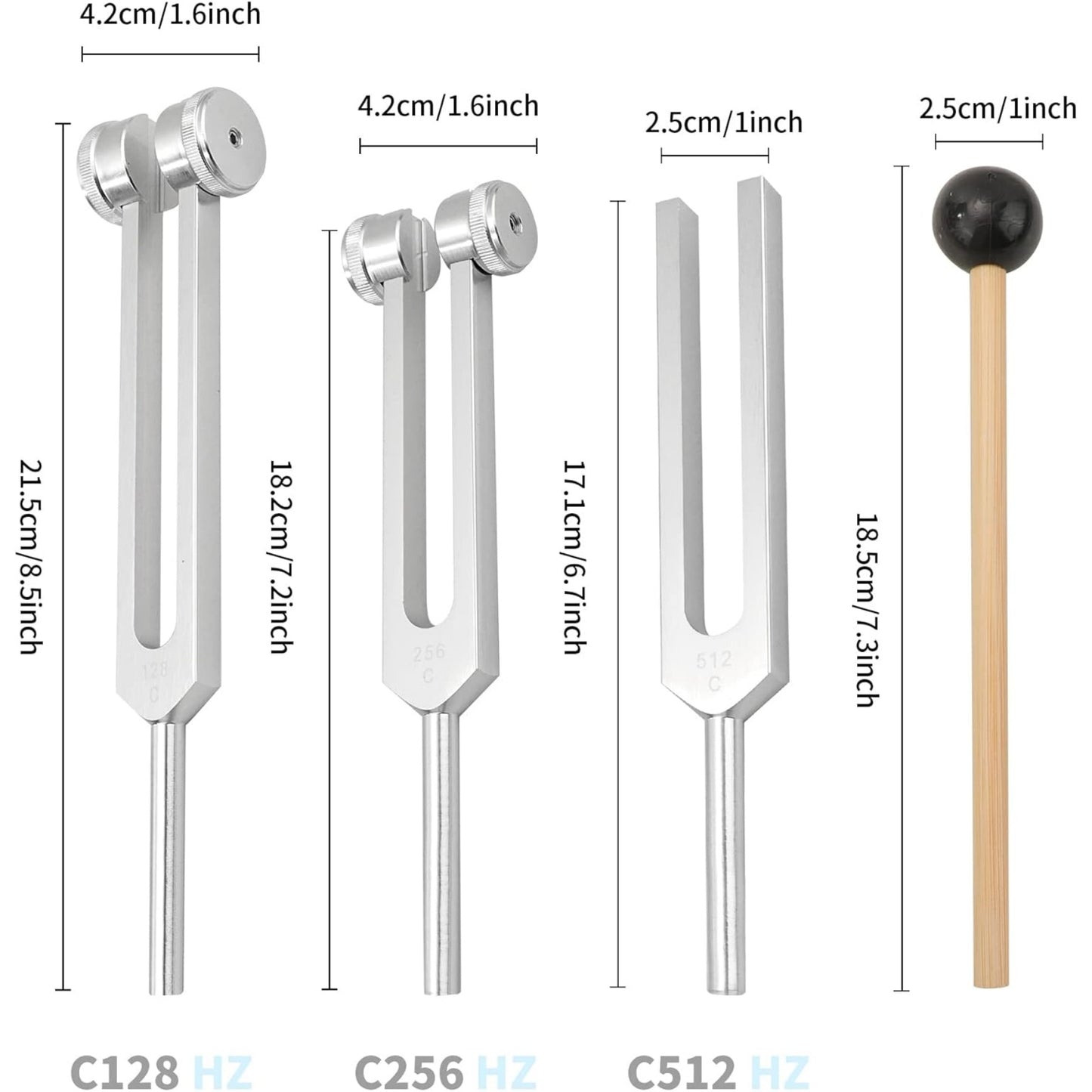 Chakra Tuning Forks Set for Meditation and Sound Healing - Earth Heart Resources