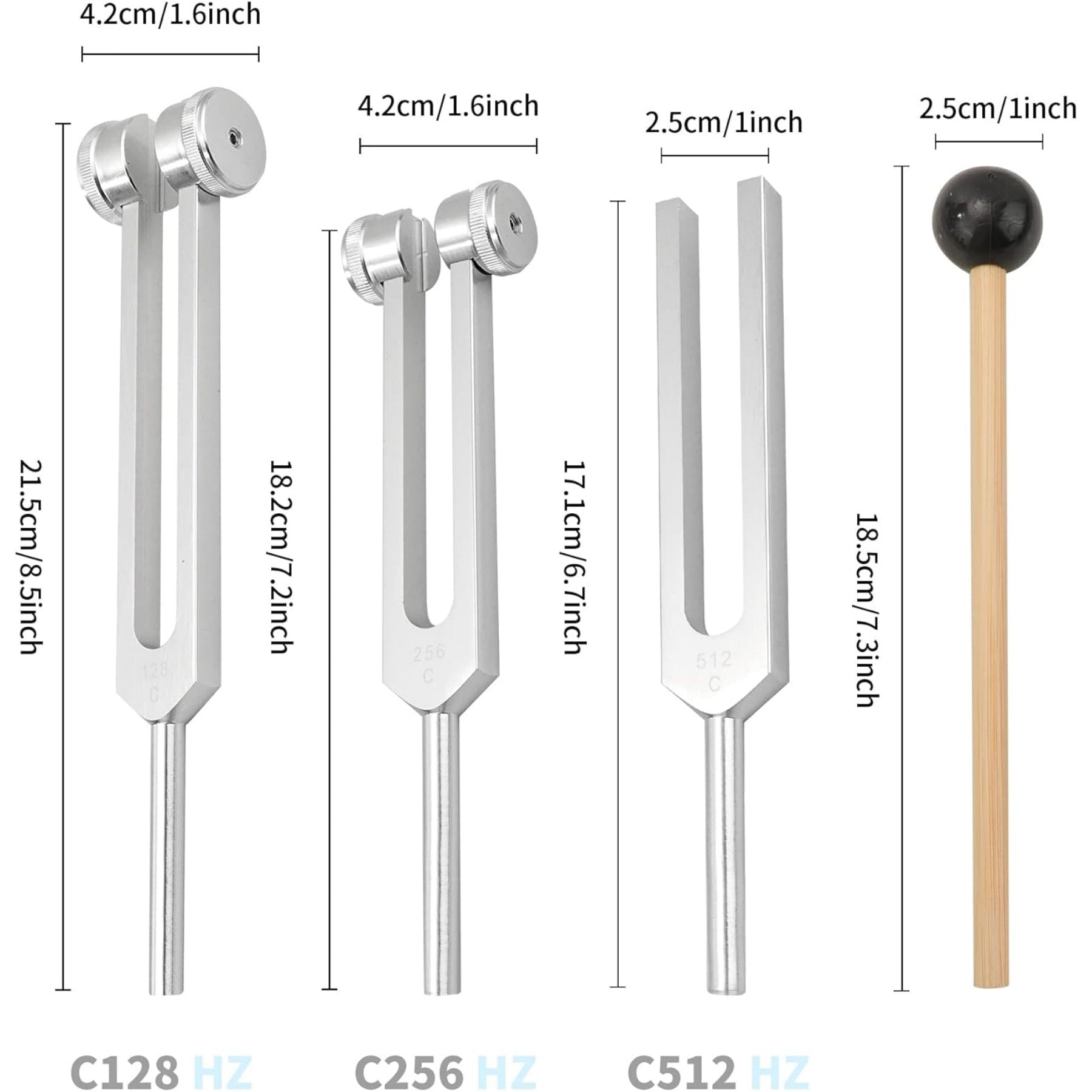 Chakra Tuning Forks Set for Meditation and Sound Healing - Earth Heart Resources