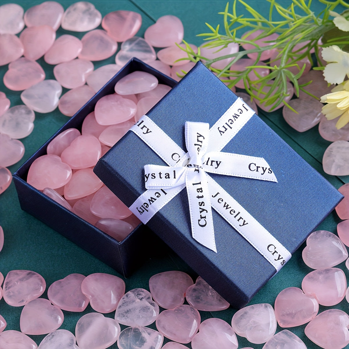 Rose Quartz Heart Crystals Set for Love and Romance - Earth Heart Resources