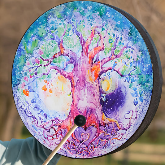 Tree Of Love Drum For Sound Healing And Spiritual Reflection - Earth Heart Resources