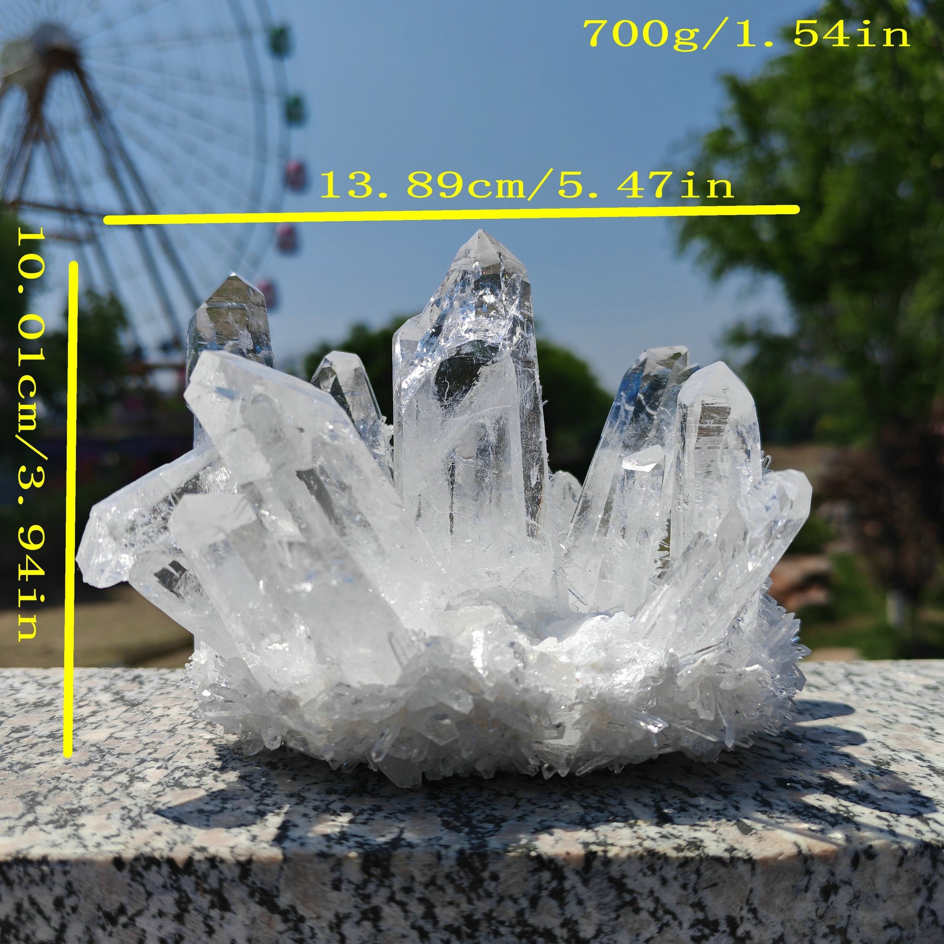 Elegant Crystal Cluster Figurines for Home Decor - Earth Heart Resources