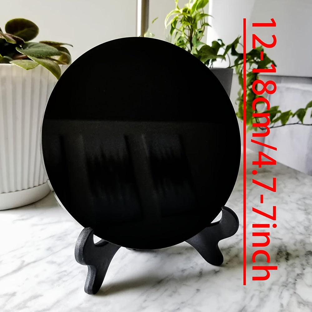 Natural Large Obsidian Magic Mirror for Meditation and Decoration - Earth Heart Resources