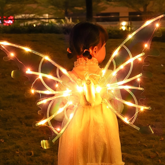 Glowing Butterfly Wings for Girls Halloween and Christmas Costume - Earth Heart Resources