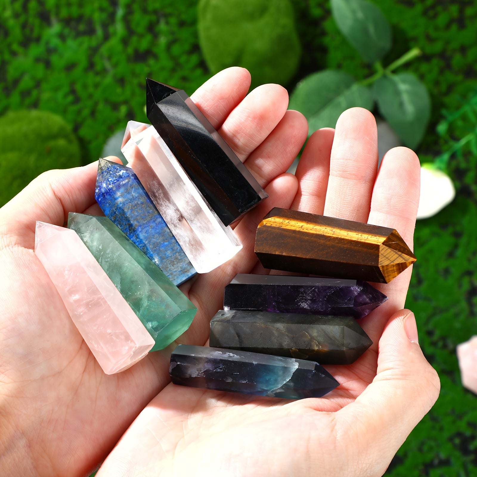 Crystal Wand Set for Meditation and Reiki Healing Supplies - Earth Heart Resources