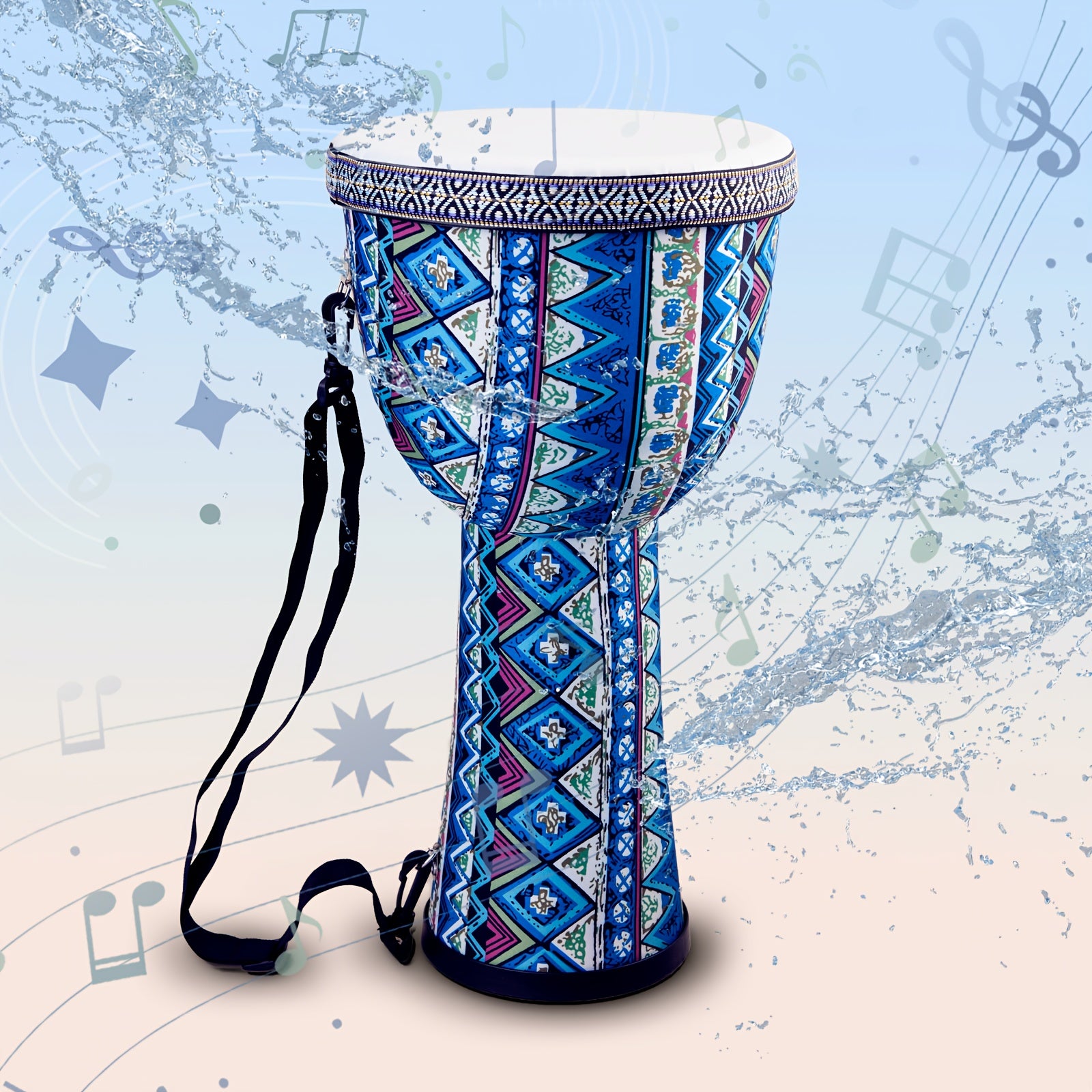 African Djembe Drum With Goatskin Drumhead For Professional Musicians - Earth Heart Resources