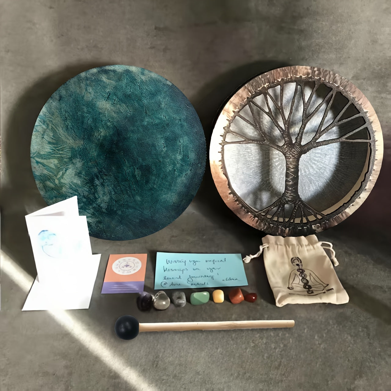 Shamanic Native Drum for Sound Healing and Spiritual Reflection - Earth Heart Resources