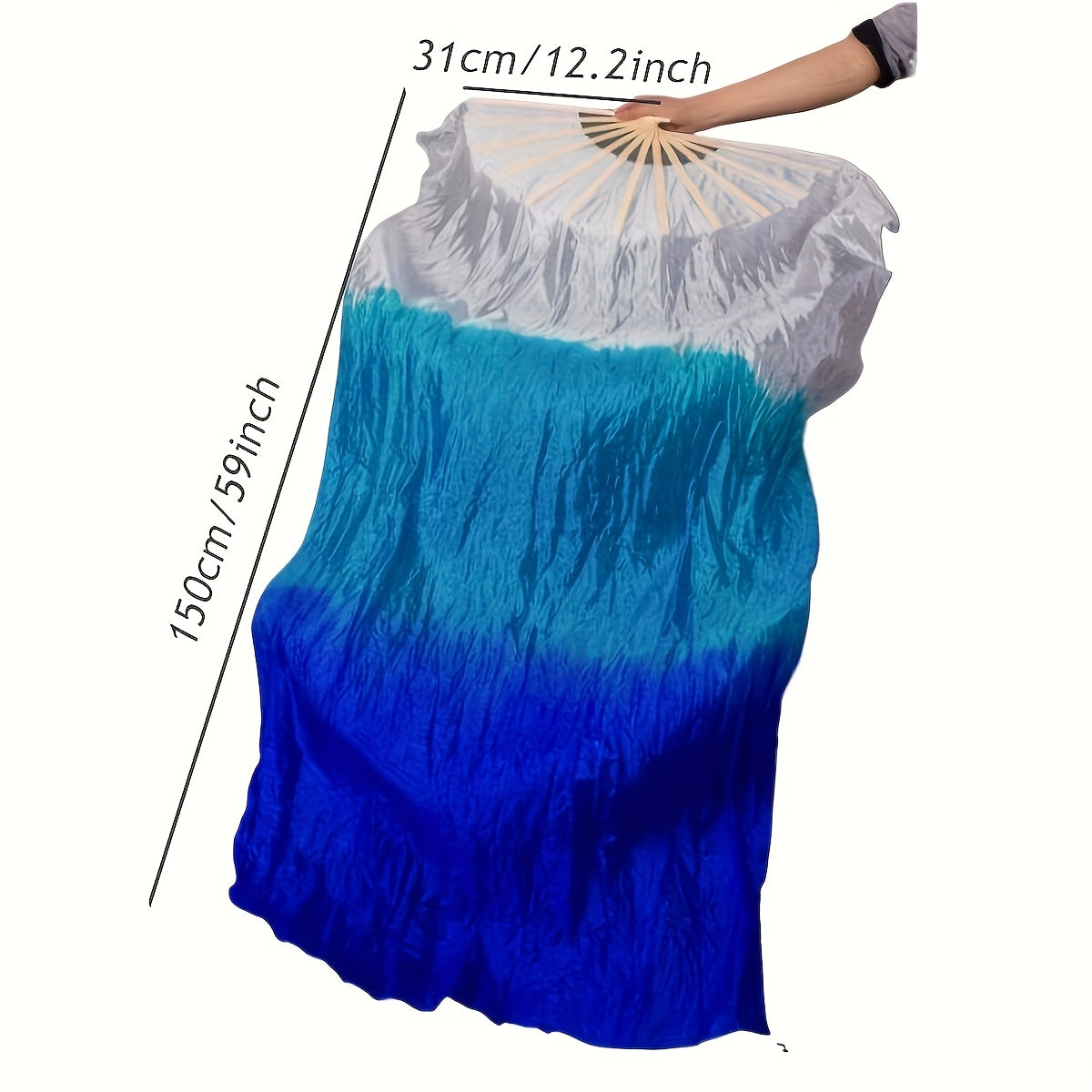 Gradient Dance Fans Set for Performances and Special Occasions - Earth Heart Resources