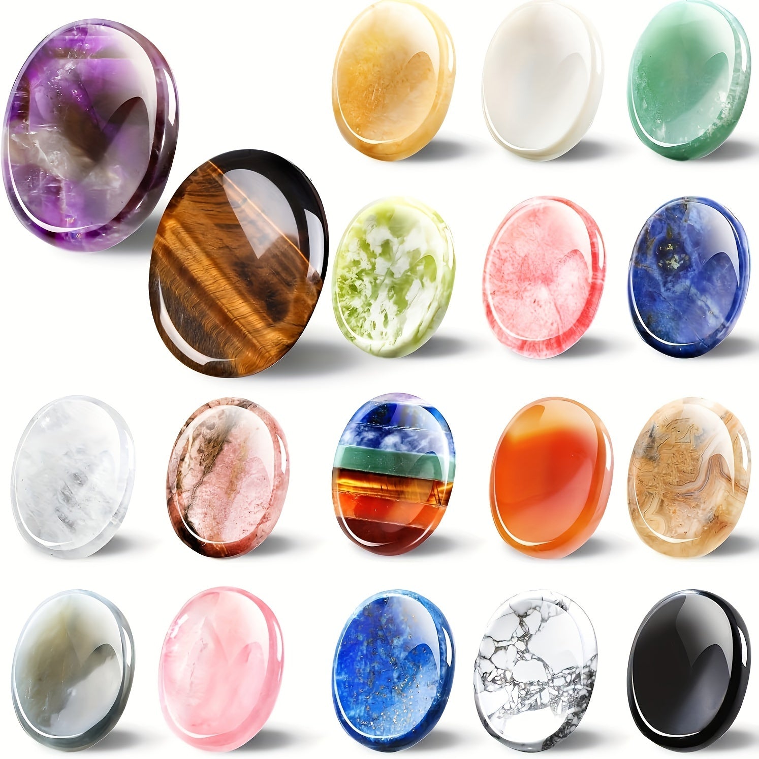 Natural Crystal Stone Thumb Gemstones for Home Office Decoration - Earth Heart Resources