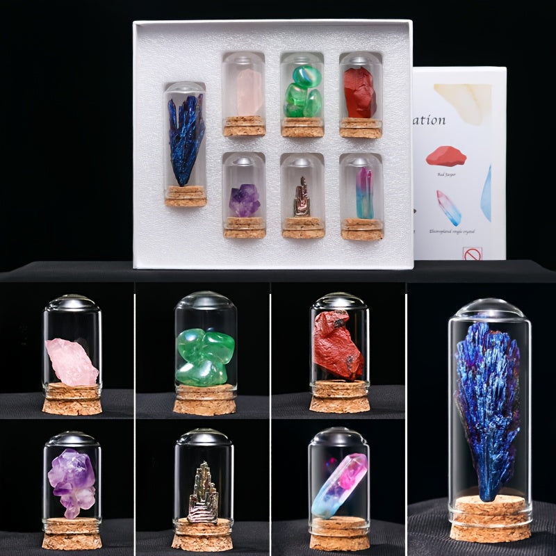 Natural Crystal Stones Set for Meditation and Home Décor - Earth Heart Resources