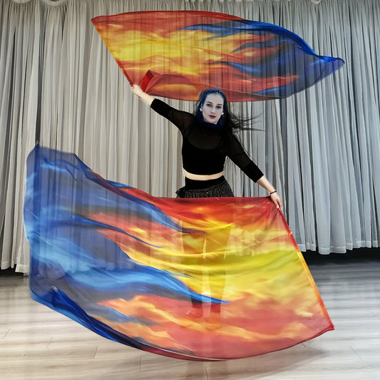 Feather Shawl Dance Costume Props for Stage Performances - Earth Heart Resources