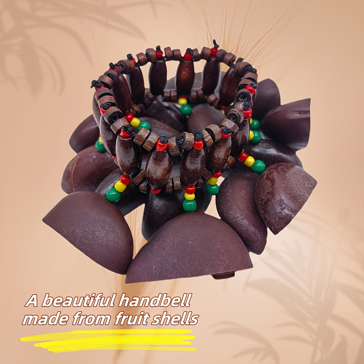 Duck Gentile Vine Nutshell Handbell Natural Rattle Instrument - Earth Heart Resources