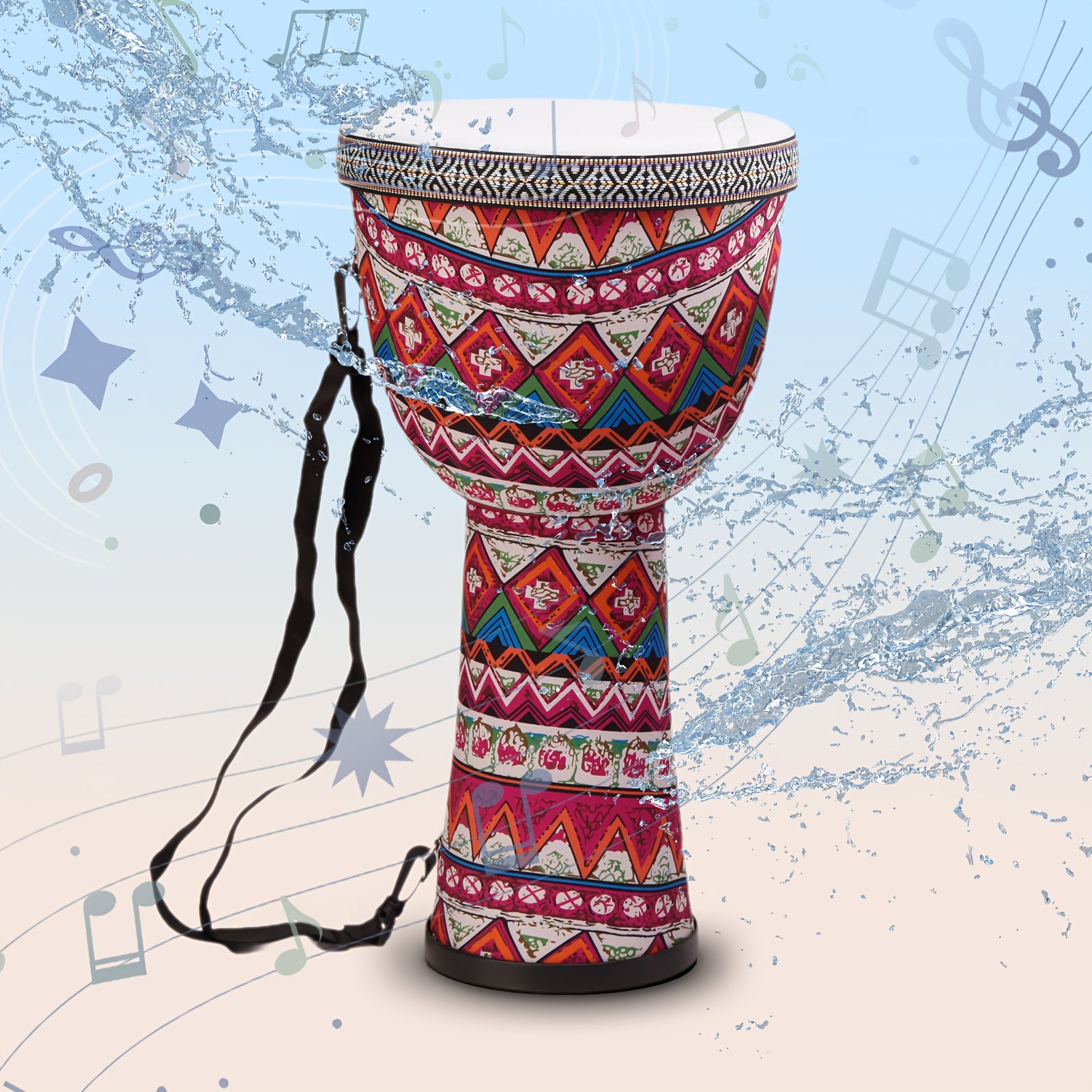 African Djembe Drum With Goatskin Drumhead For Professional Musicians - Earth Heart Resources