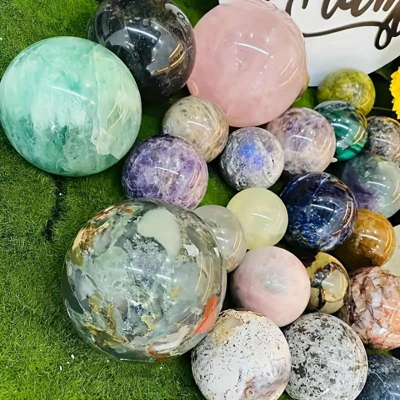 Natural Crystal Ball Sphere for Home Office Decor and Gifts - Earth Heart Resources