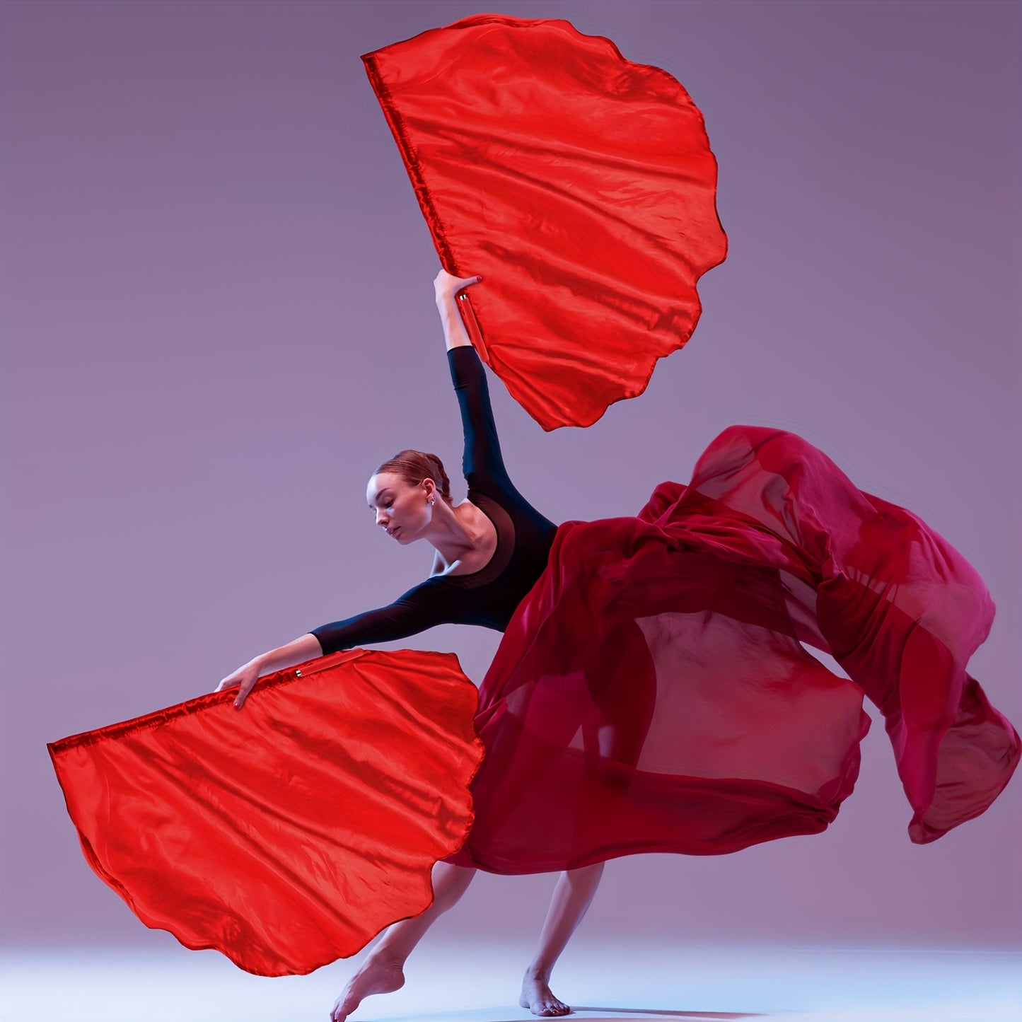 Worship Flags Set for Dance and Performance with Rods - Earth Heart Resources