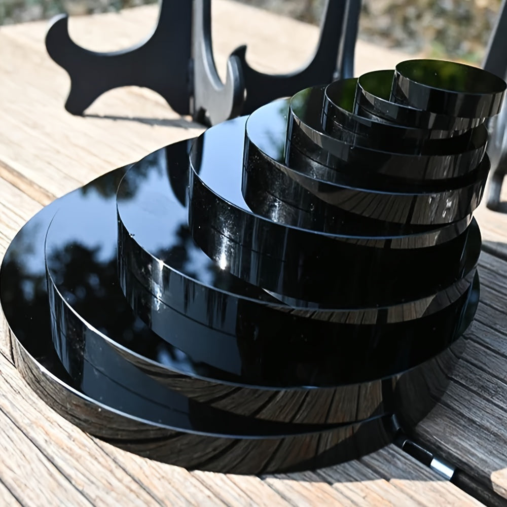 Natural Large Obsidian Magic Mirror for Meditation and Decoration - Earth Heart Resources