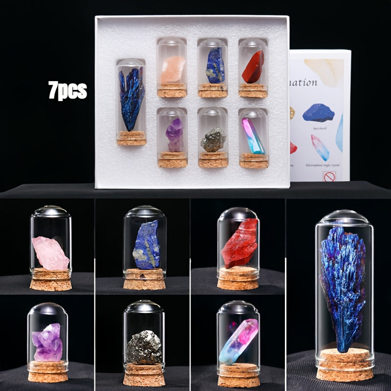 Natural Crystal Stones Set for Meditation and Home Décor - Earth Heart Resources