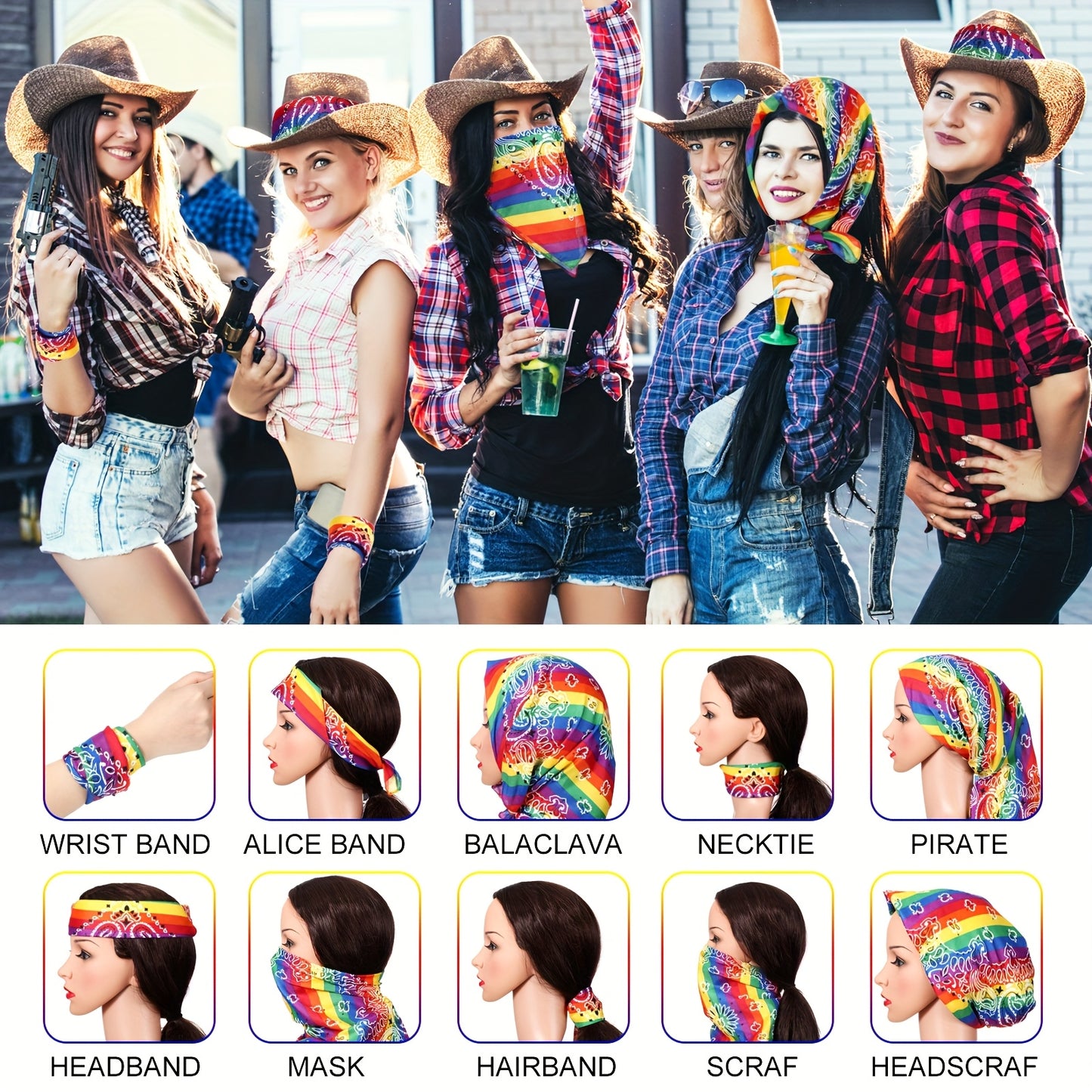 Vibrant Rainbow Party Pack for LGBTQ Pride Events and Festivals - Earth Heart Resources