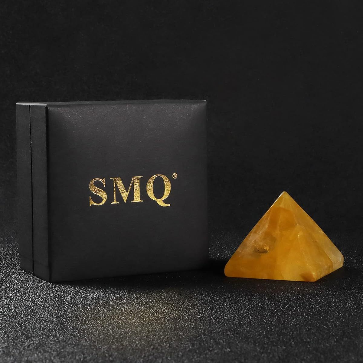 Citrine Crystal Orgone Pyramid for Positive Energy and Protection - Earth Heart Resources