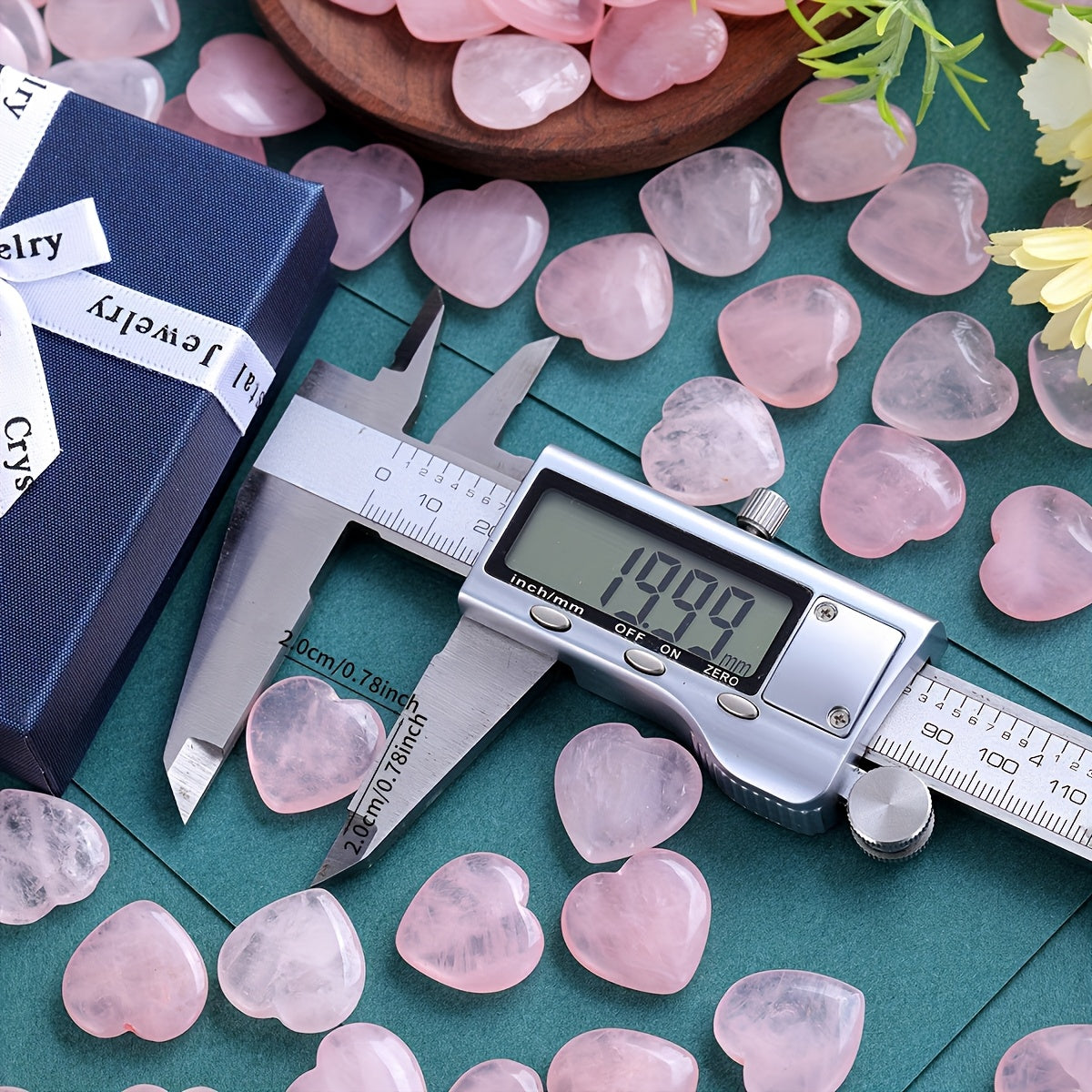 Rose Quartz Heart Crystals Set for Love and Romance - Earth Heart Resources
